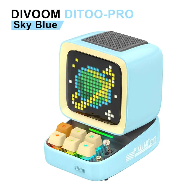 Retro Pixel Art Bluetooth Portable Speaker by Phonix