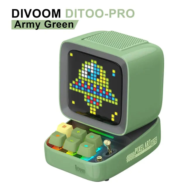 Retro Pixel Art Bluetooth Portable Speaker by Phonix